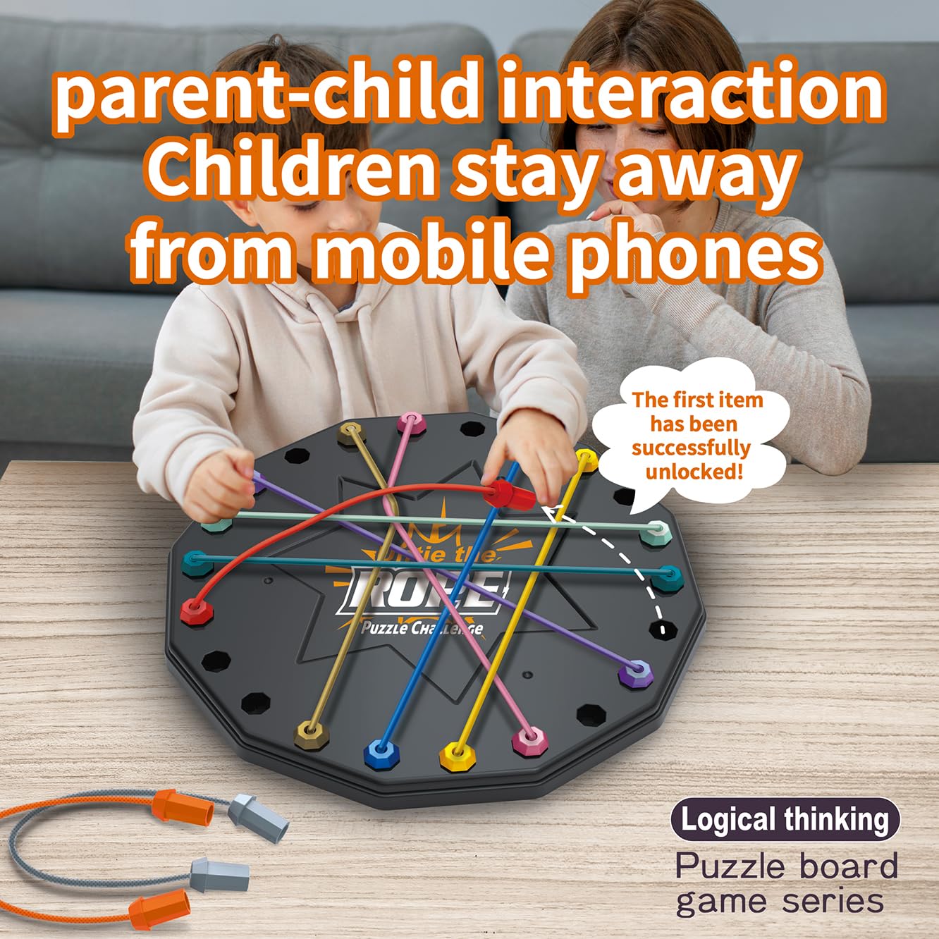 Board Game Ideas - Kids Untie The Rope Board Game