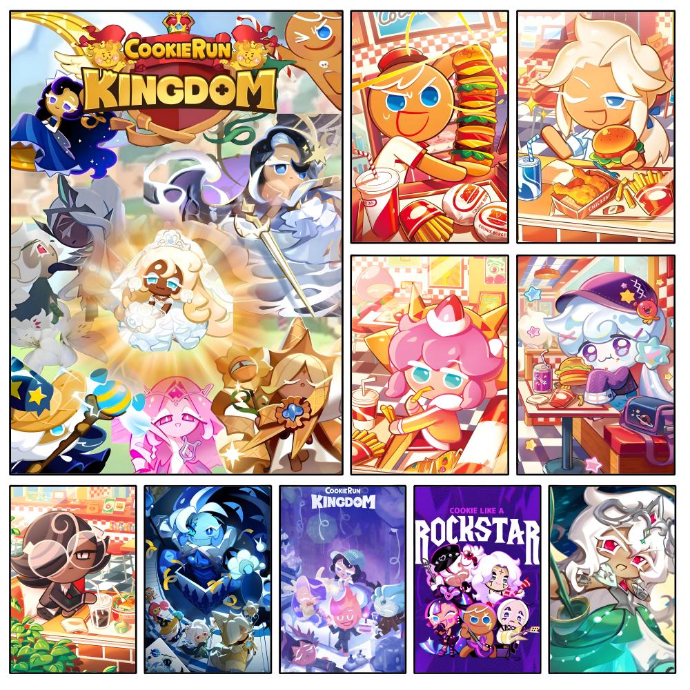 Board Game Splendor - Game Cookie Run Kingdom Characters Poster