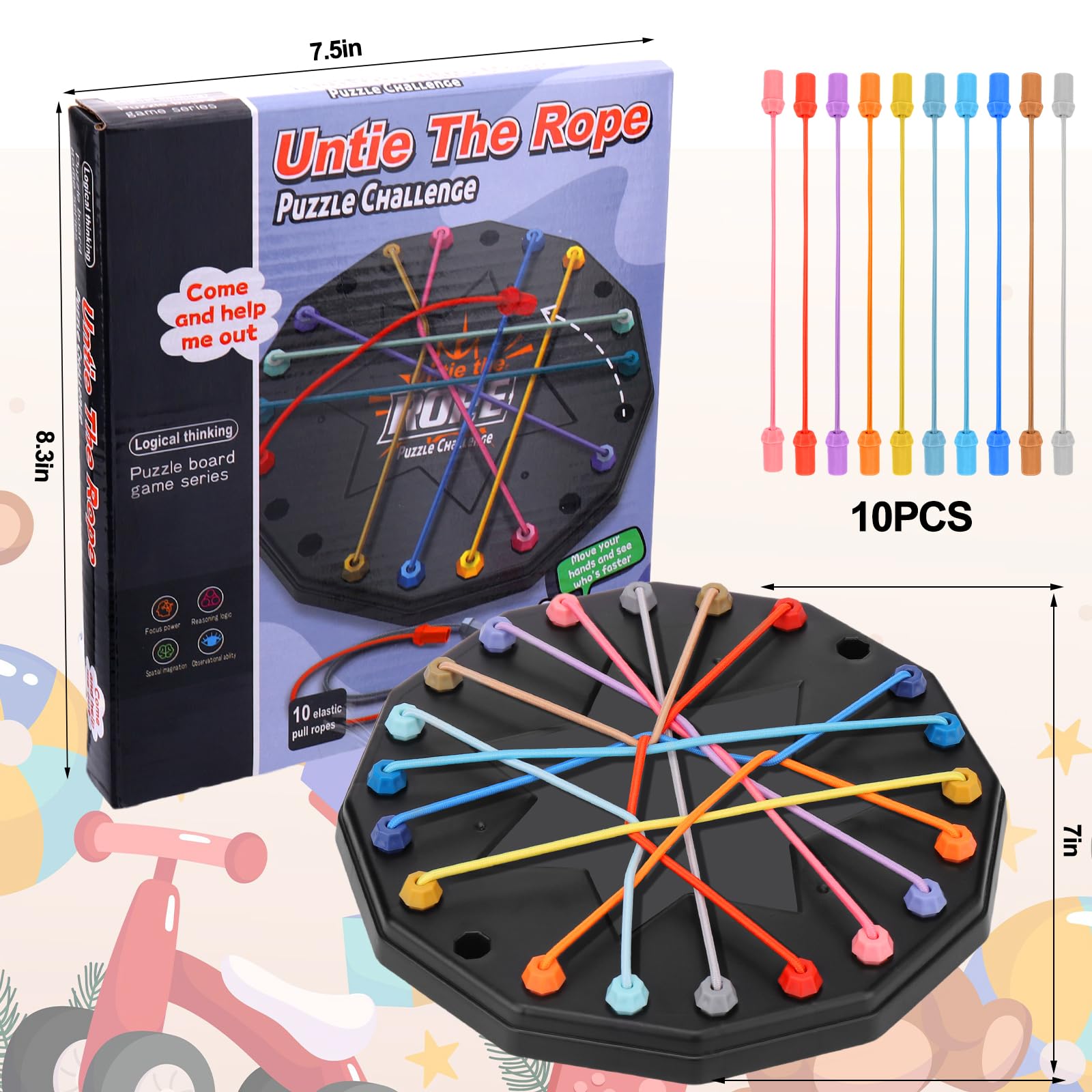 Kids Untie The Rope Board Game - Board Game Ideas review and price