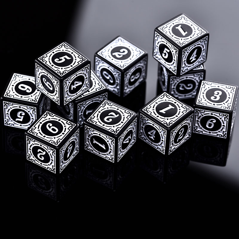10PCS/Set Acrylic Dice Set D6  - Board Game Pandemic review and price