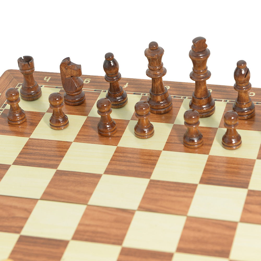 Magnetic Wooden Folding Chess  - Board Game Quacks review and price