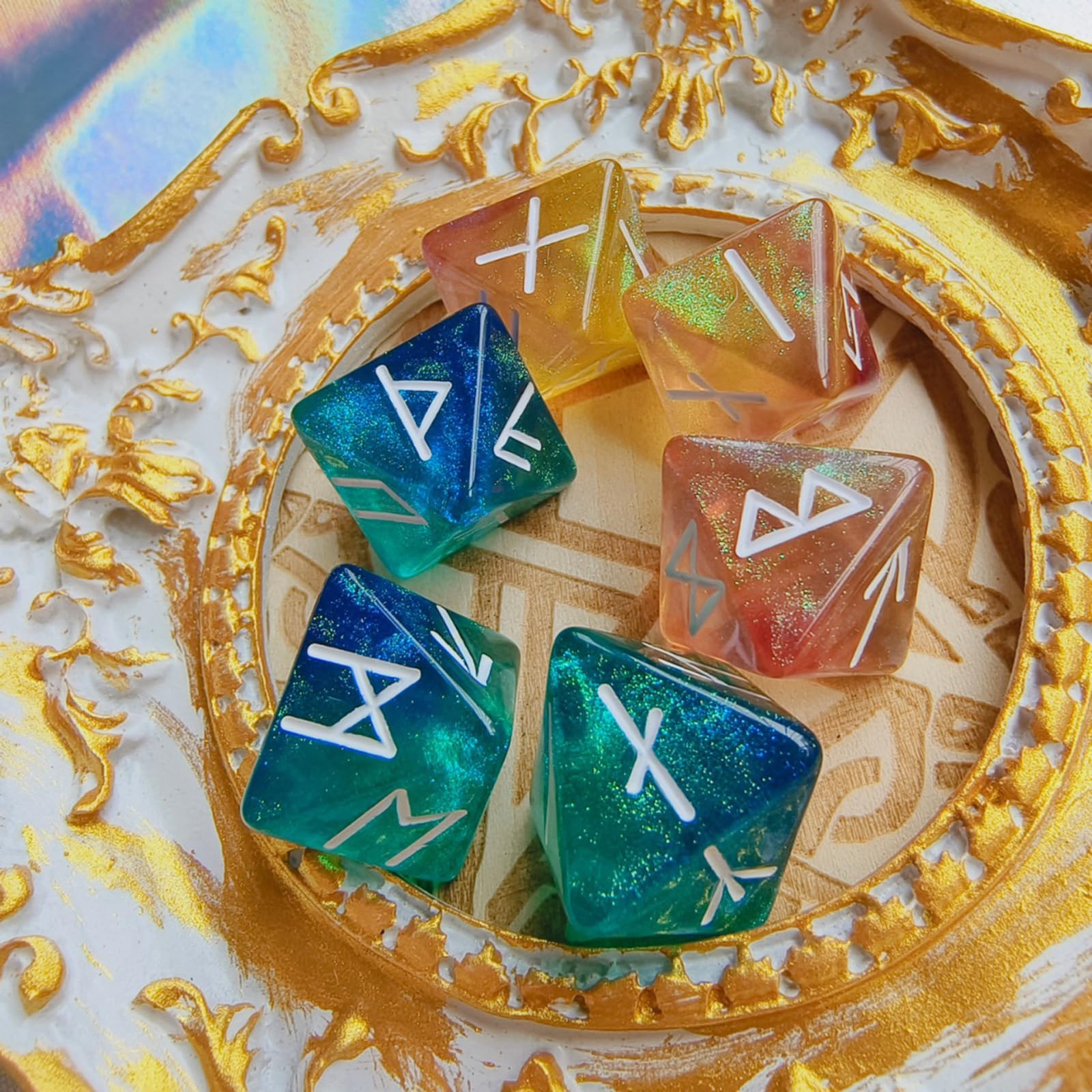 3pcs Starry Sky Rune Polyhedra - Board Game Pandemic review and price