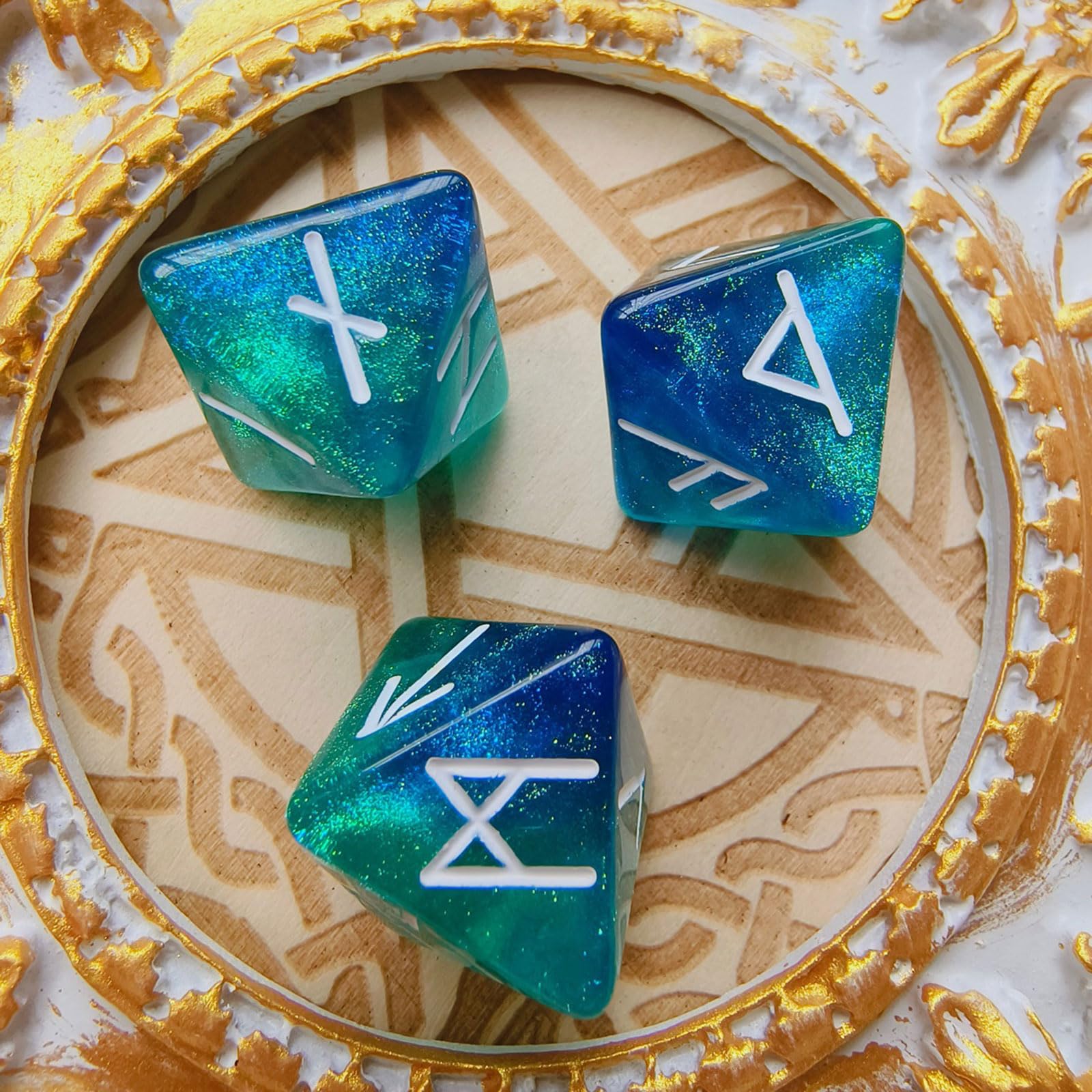 3pcs Starry Sky Rune Polyhedra - Board Game Pandemic review and price