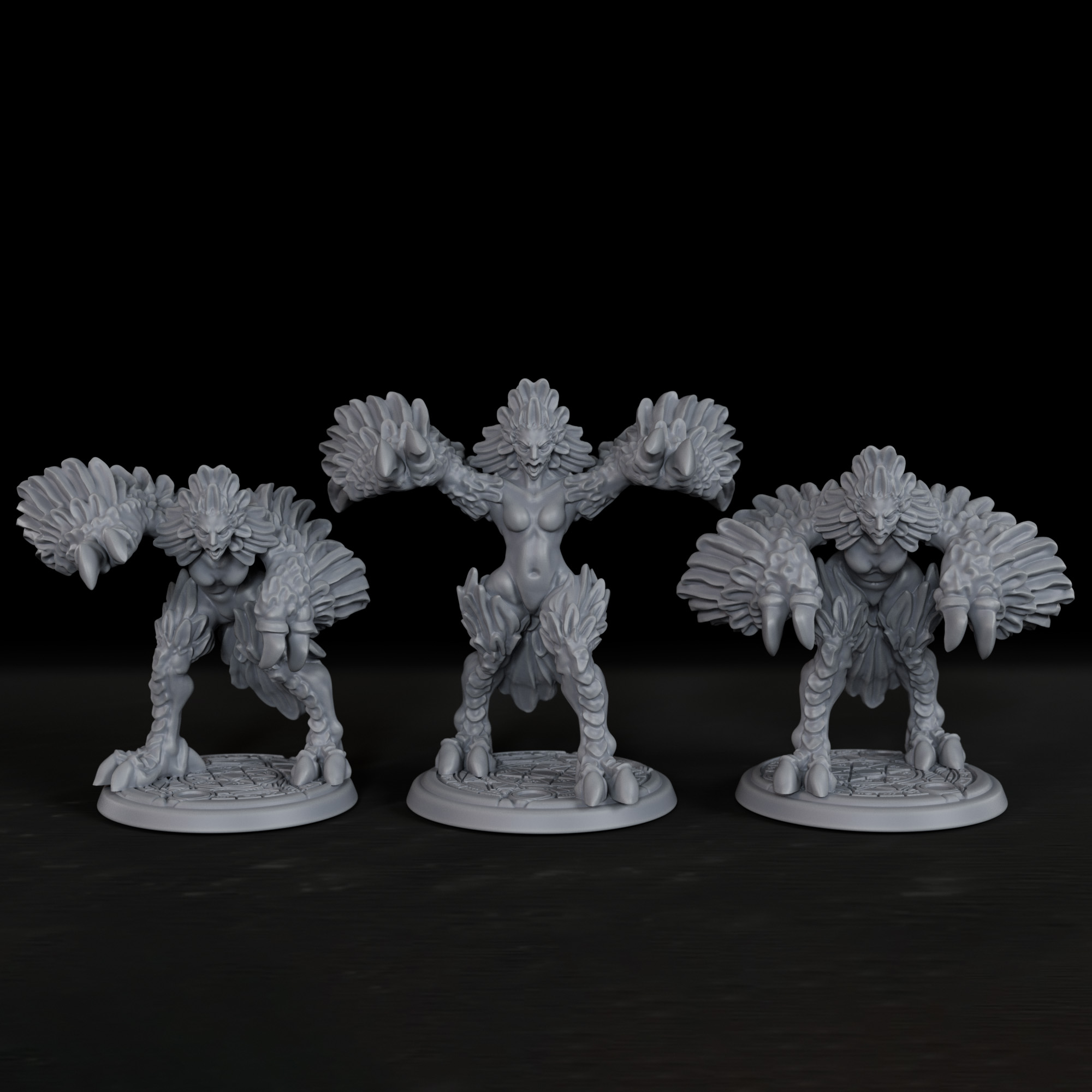 RPG Harpies Miniature - Christ - Board Game Arena review and price