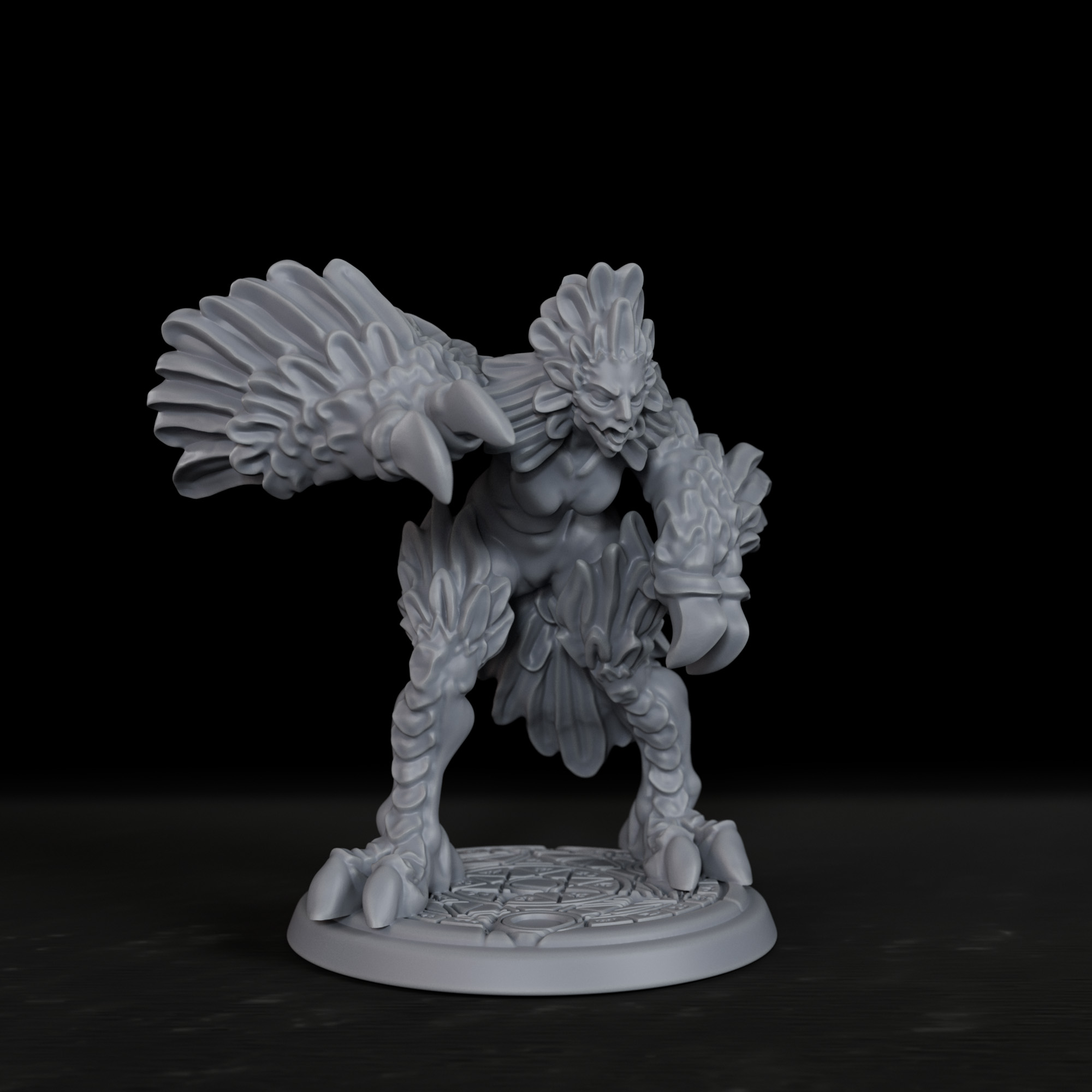 RPG Harpies Miniature - Christ - Board Game Arena review and price