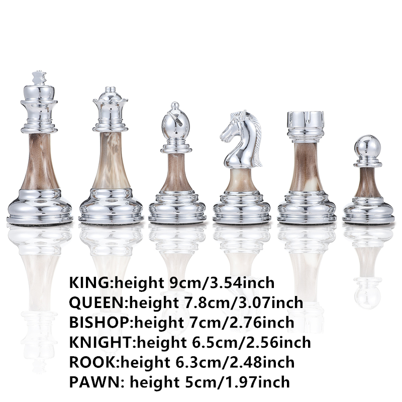 Large chess set 45cm/ 17.7-inc - Board Game Quacks review and price