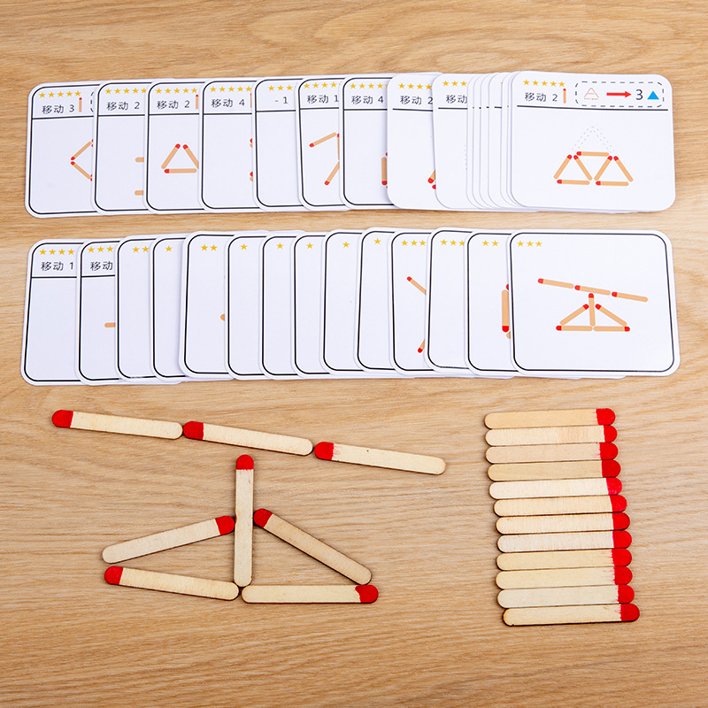 Montessori Matches Puzzles Gam - Board Game Ideas review and price