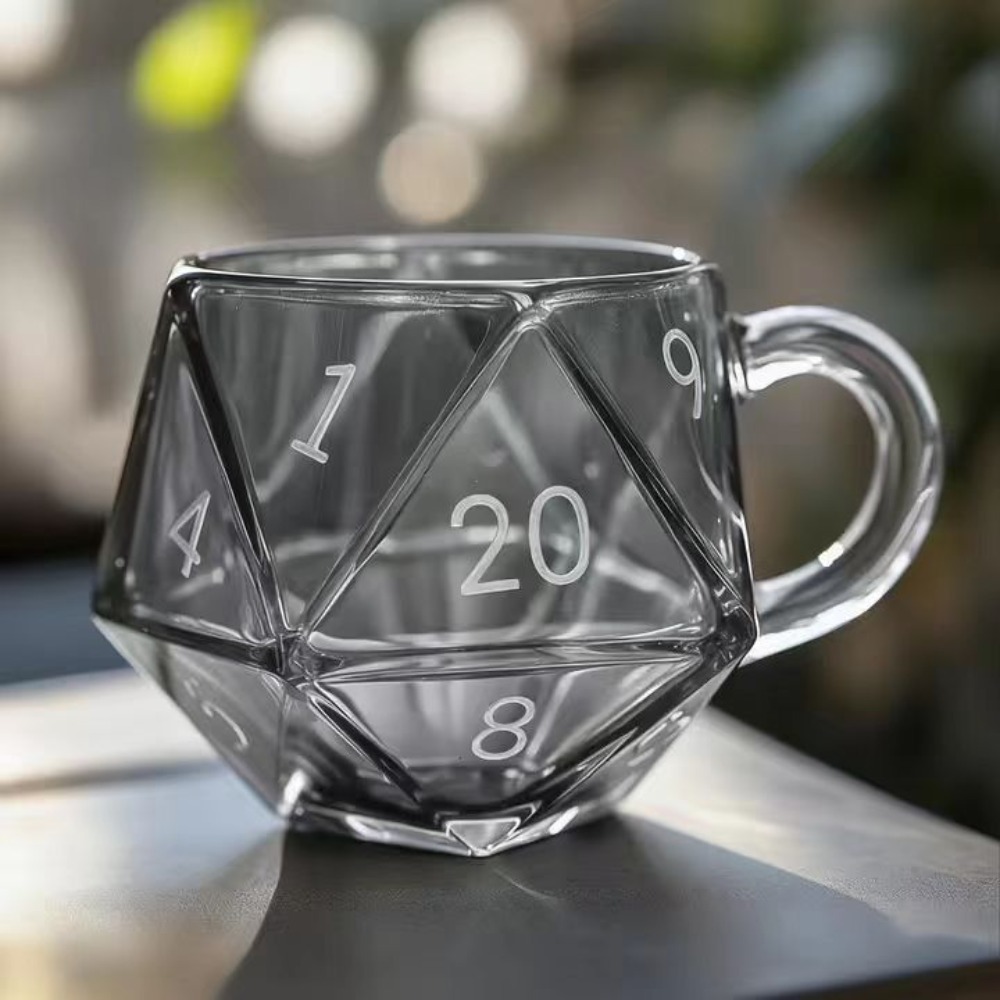 Transparent Glass Rainbow D20  - Board Game Pandemic review and price