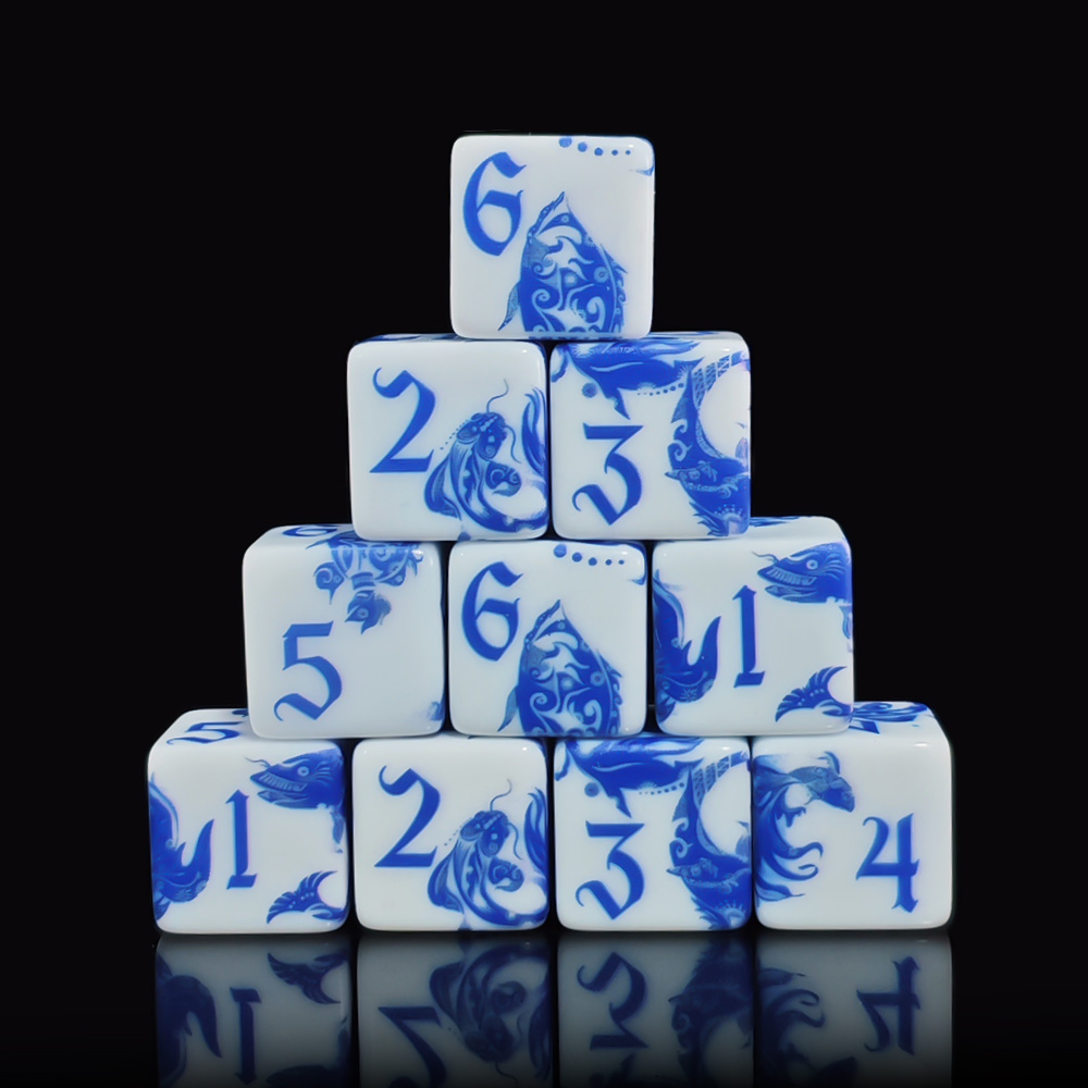 12Pcs Blue And White Porcelain - Board Game Arena review and price