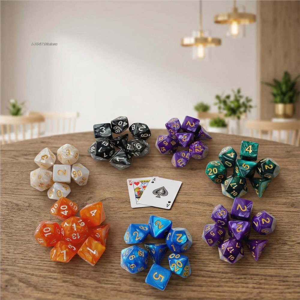 7pcs Set Dice Board Games Roll - Board Game Verdant review and price