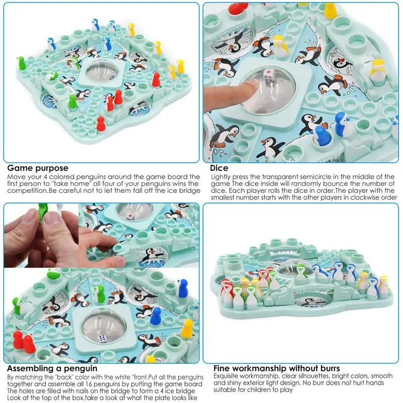 Multiplayer Penguin Flying Che - Board Game Arena review and price