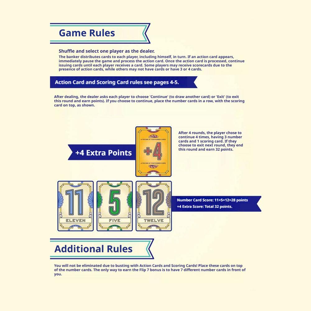 Flip 7 Press Your Luck Card Ga - Board Game Flip 7 review and price